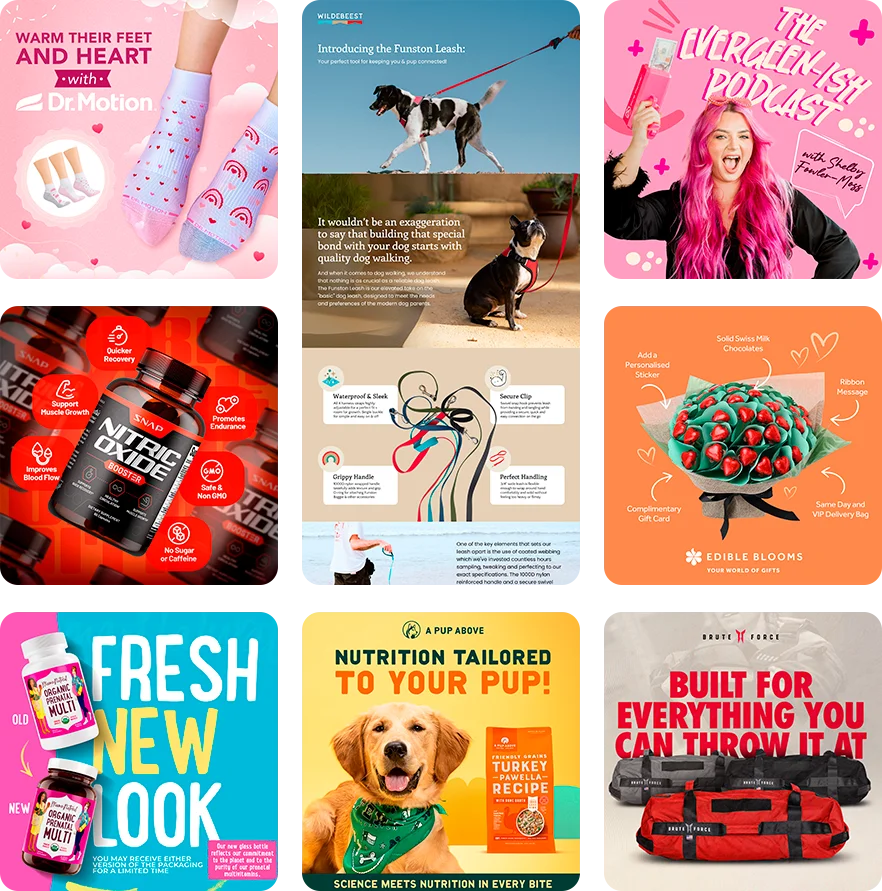 See how top brands scale with our powerful designs.